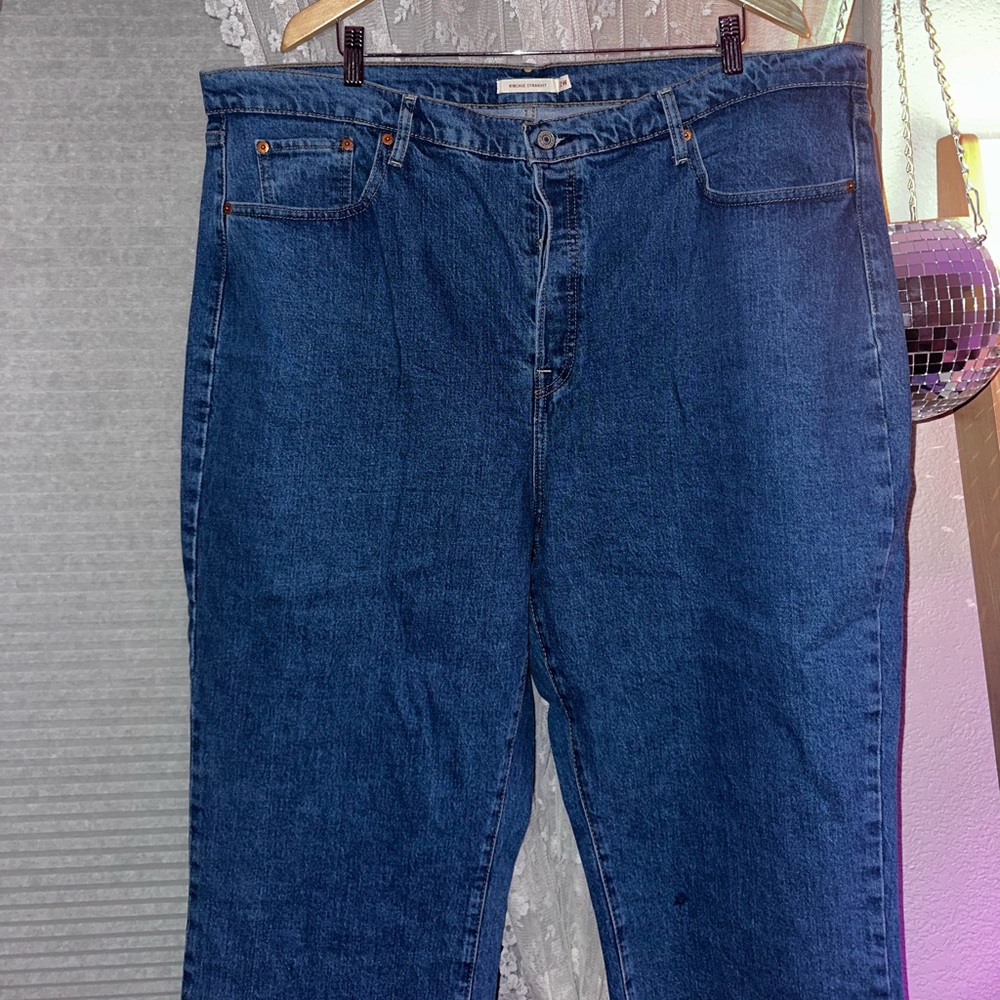 Blue wrangler jeans